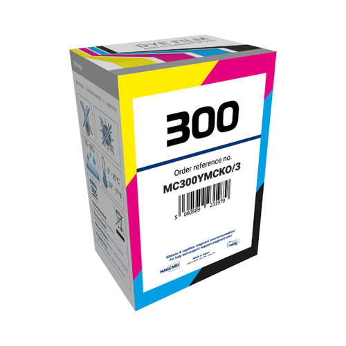 Magicard Magicard Rio Pro 证卡打印机 彩色带 MC300YMCKO/3 证卡机色带 证卡机色带